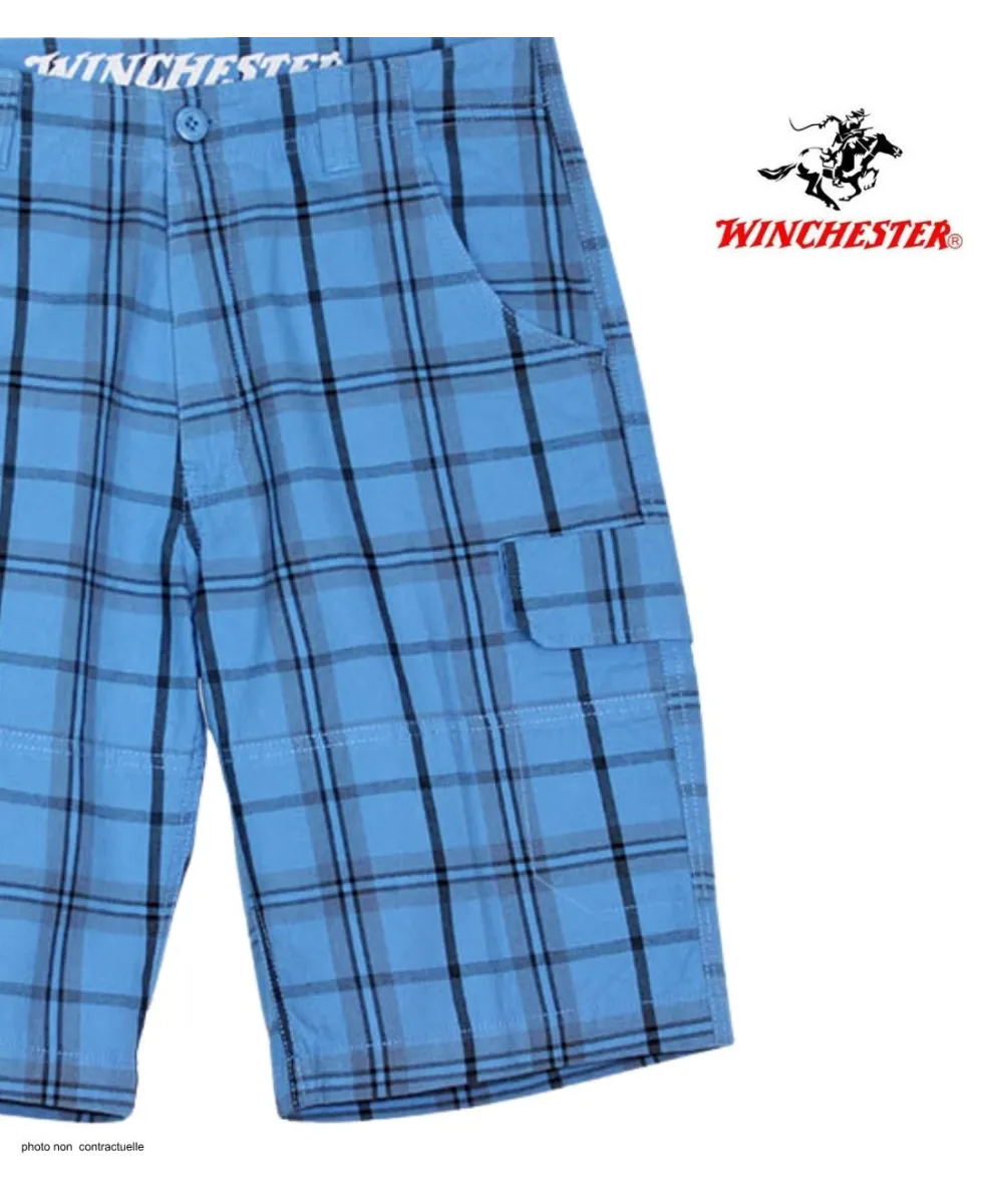 WINCHESTER INTACT1 : Bermuda à Carreaux en Coton pour Homme