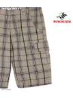 WINCHESTER INTACT2 : Bermuda à Carreaux Beige Noir Gris Homme