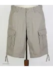 WINCHESTER INVICTUS1 : Bermuda Cargo Homme Coton et Lin Beige