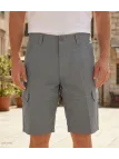 Bermuda uni pour homme de couleur gris en toile de coton robuste de la marque WINCHESTER modèle IVANHOE2.