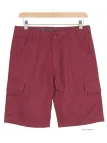 WINCHESTER IVANHOE3 : Bermuda Uni en Coton Bordeaux pour Homme