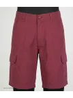 WINCHESTER IVANHOE3 : Bermuda Uni en Coton Bordeaux pour Homme