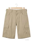 AXXANO AE1103S Bermuda uni beige sable en coton