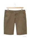 CHALLENGER BER4012 Bermuda uni beige en coton stretch
