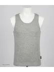 CHALLENGER F105 - Débardeur uni homme gris chiné en coton