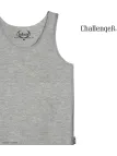 CHALLENGER F105 - Débardeur uni homme gris chiné en coton