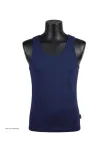 CHALLENGER F105 - Débardeur uni homme marine en pur coton