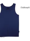 CHALLENGER F105 - Débardeur uni homme marine en pur coton