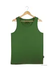 CHALLENGER F105 - Débardeur uni homme vert bouteille en coton