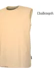 CHALLENGER F106 - Tee-shirt sans manches homme beige camel à poche