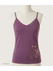 MAYFLOWER VIOLET-MF Top Fluide Violet - Confort Stretch Lycra