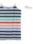 MAYFLOWER LAMY Top Fines Bretelles Rayé - Pur Coton Doux