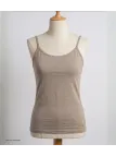 MAYFLOWER BEIGE-MF Top en Coton Beige - Fraîcheur Naturelle