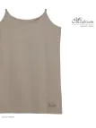 MAYFLOWER BEIGE-MF Top en Coton Beige - Fraîcheur Naturelle