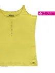 AXONE EPICE3J Top Bretelles Grande Taille 46-52 - Coton Jaune