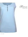 MAYFLOWER DACCA3 - Débardeur en coton bio bleu clair doux