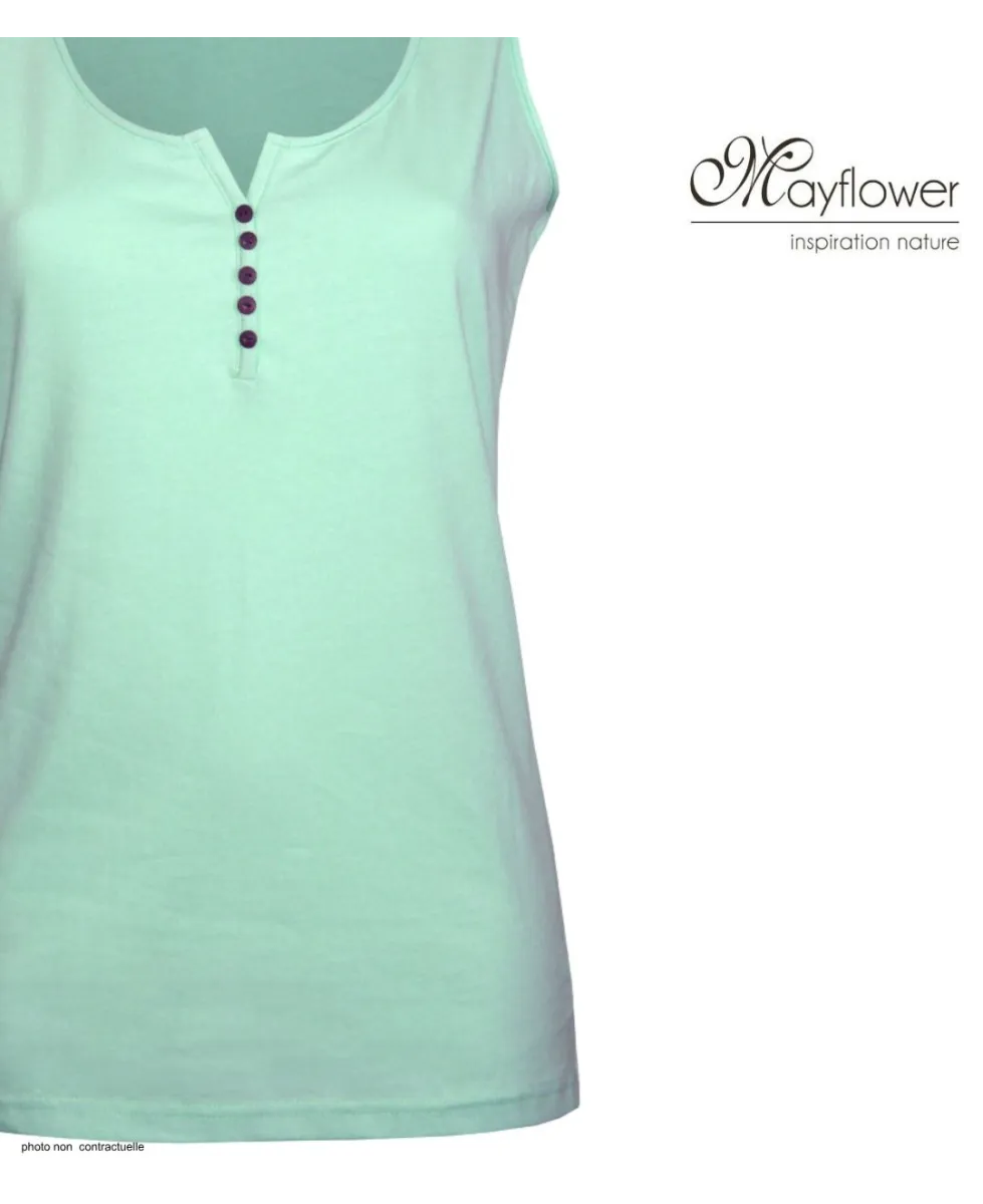 MAYFLOWER DACCA4 - Débardeur en coton bio doux et respirant