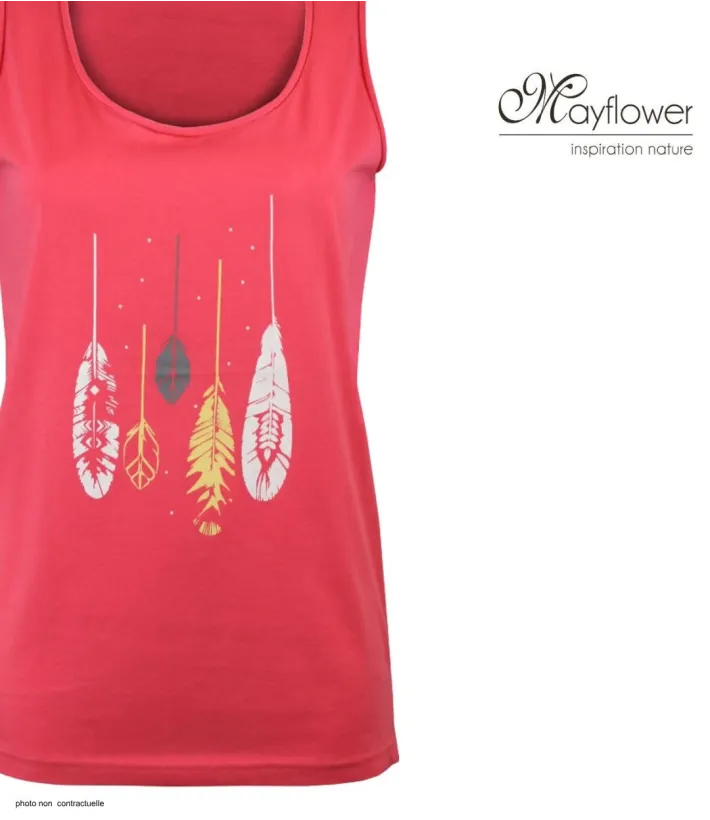 Mayflower DEF4007A — Débardeur coton femme doux et respirant