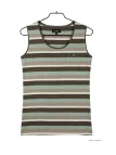 Mayflower LILOU2 — Débardeur femme taupe / vert en coton