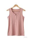 Mayflower M2101A — Débardeur femme rose en coton flammé