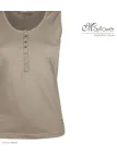 Débardeur DALTON1 MAYFLOWER - Top tunisien taupe coton