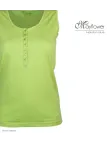 Débardeur femme DALTON3 MAYFLOWER - Top tunisien vert anis coton