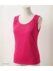 Axone TF344F Débardeur Grande Taille Stretch Rose Fuchsia
