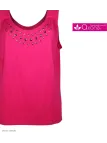 Axone TF344F Débardeur Grande Taille Stretch Rose Fuchsia