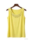 Axone TF344J Débardeur Grande Taille Stretch Jaune