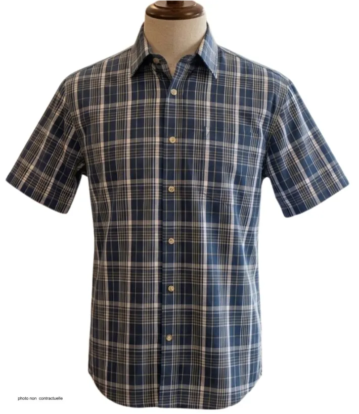 SEDETEX 320030U001 Chemise Manches Courtes Travail Confort