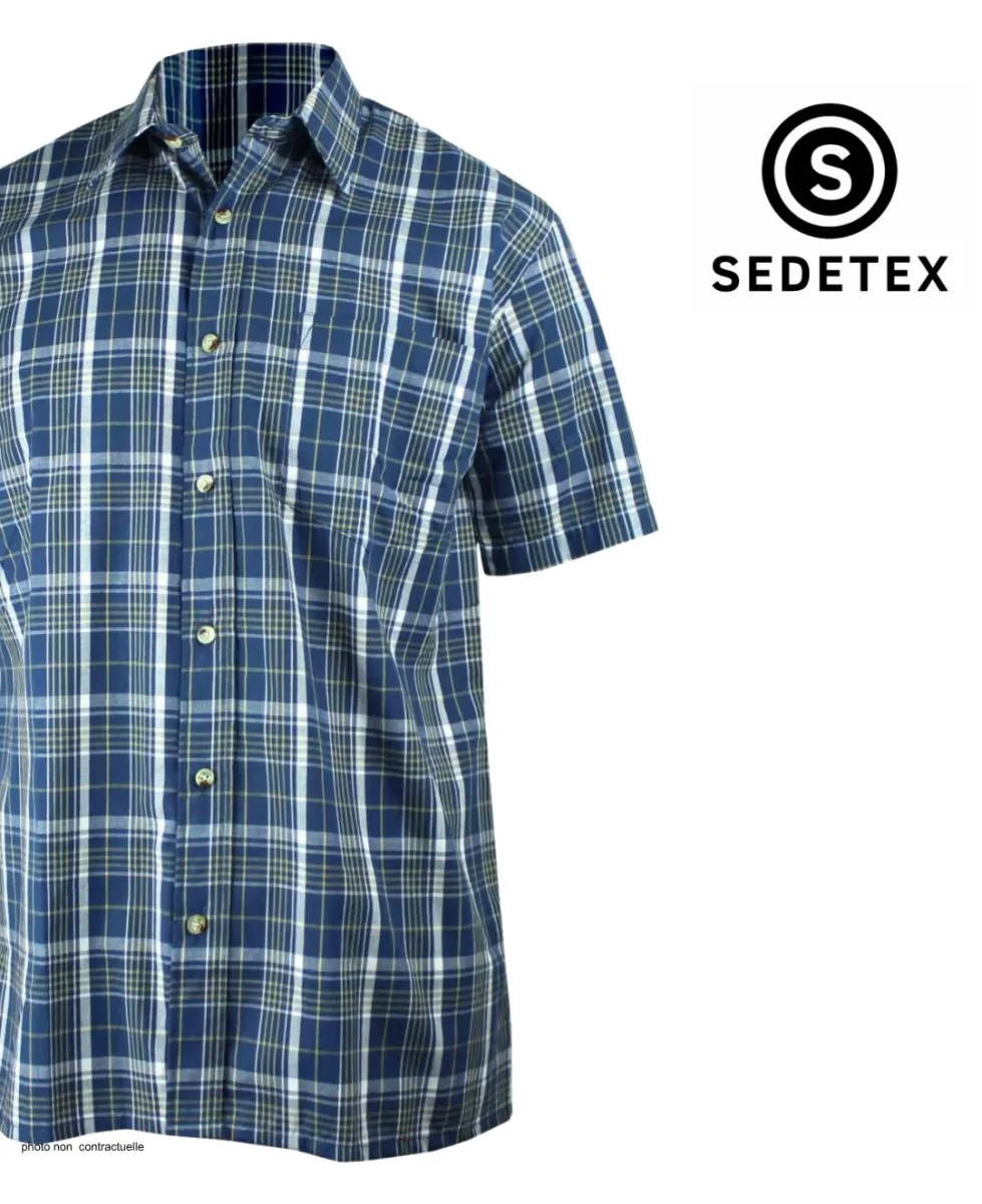 SEDETEX 320030U001 Chemise Manches Courtes Travail Confort