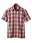 SEDETEX 320030U003 Chemise Manches Courtes Travail Bordeaux
