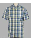 CHALLENGER B3107A Chemise Manches Courtes Carreaux Confort