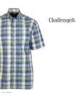 CHALLENGER B3107A Chemise Manches Courtes Carreaux Confort