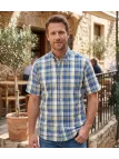 CHALLENGER B3107A Chemise Manches Courtes Carreaux Confort