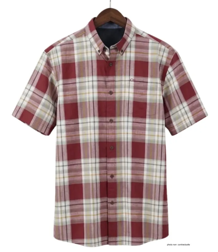 CHALLENGER B3123A Chemise Manches Courtes Pur Coton Confort