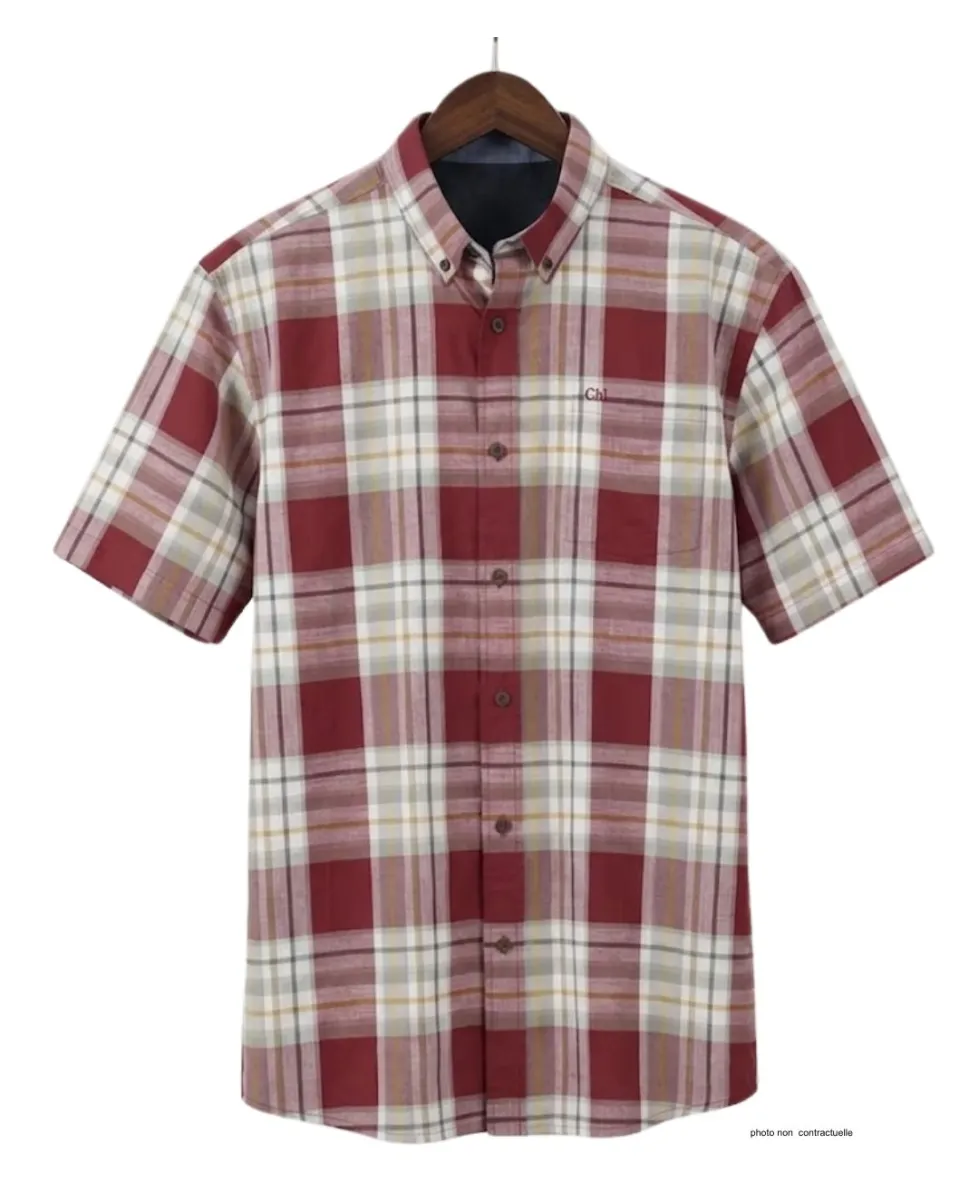 CHALLENGER B3123A Chemise Manches Courtes Pur Coton Confort
