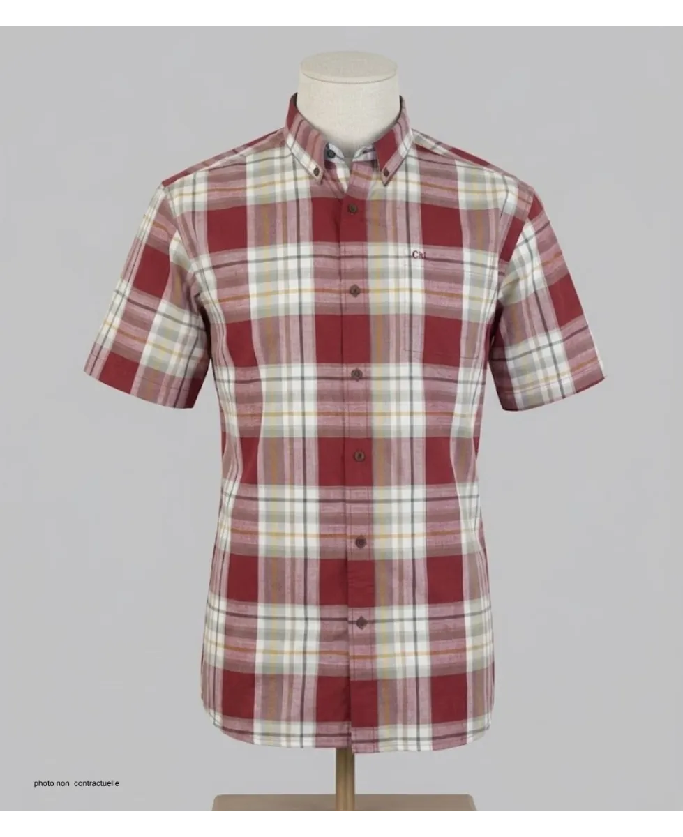 CHALLENGER B3123A Chemise Manches Courtes Pur Coton Confort