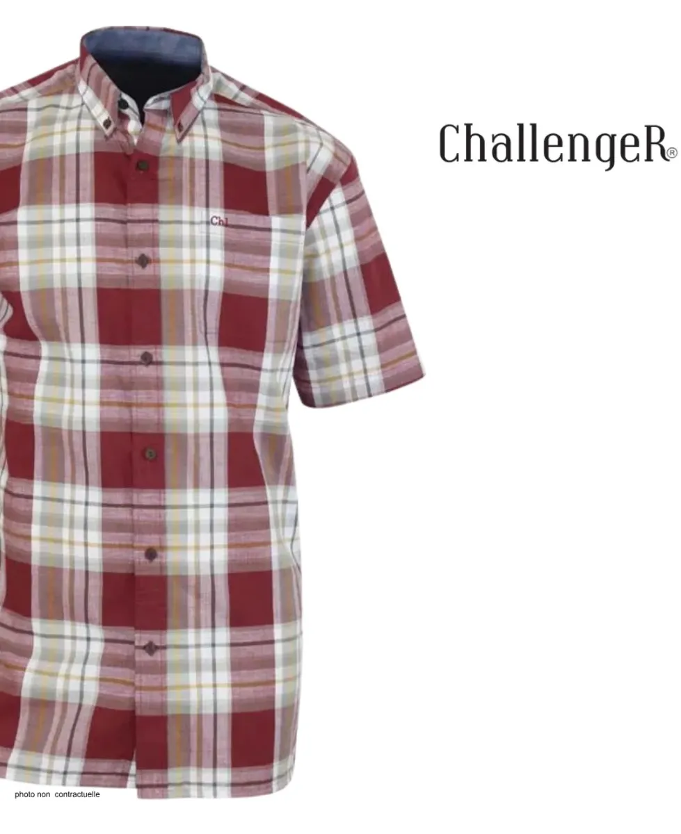 CHALLENGER B3123A Chemise Manches Courtes Pur Coton Confort