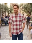 CHALLENGER B3123A Chemise Manches Courtes Pur Coton Confort