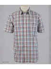 CHALLENGER B3124A Chemise Manches Courtes Carreaux Confort