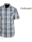 Chemise manches courtes CHALLENGER B3125A : confort 100% coton