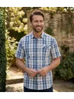 Chemise manches courtes CHALLENGER B3125A : confort 100% coton
