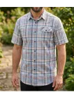 Chemise manches courtes CHALLENGER B3125B : confort 100% coton