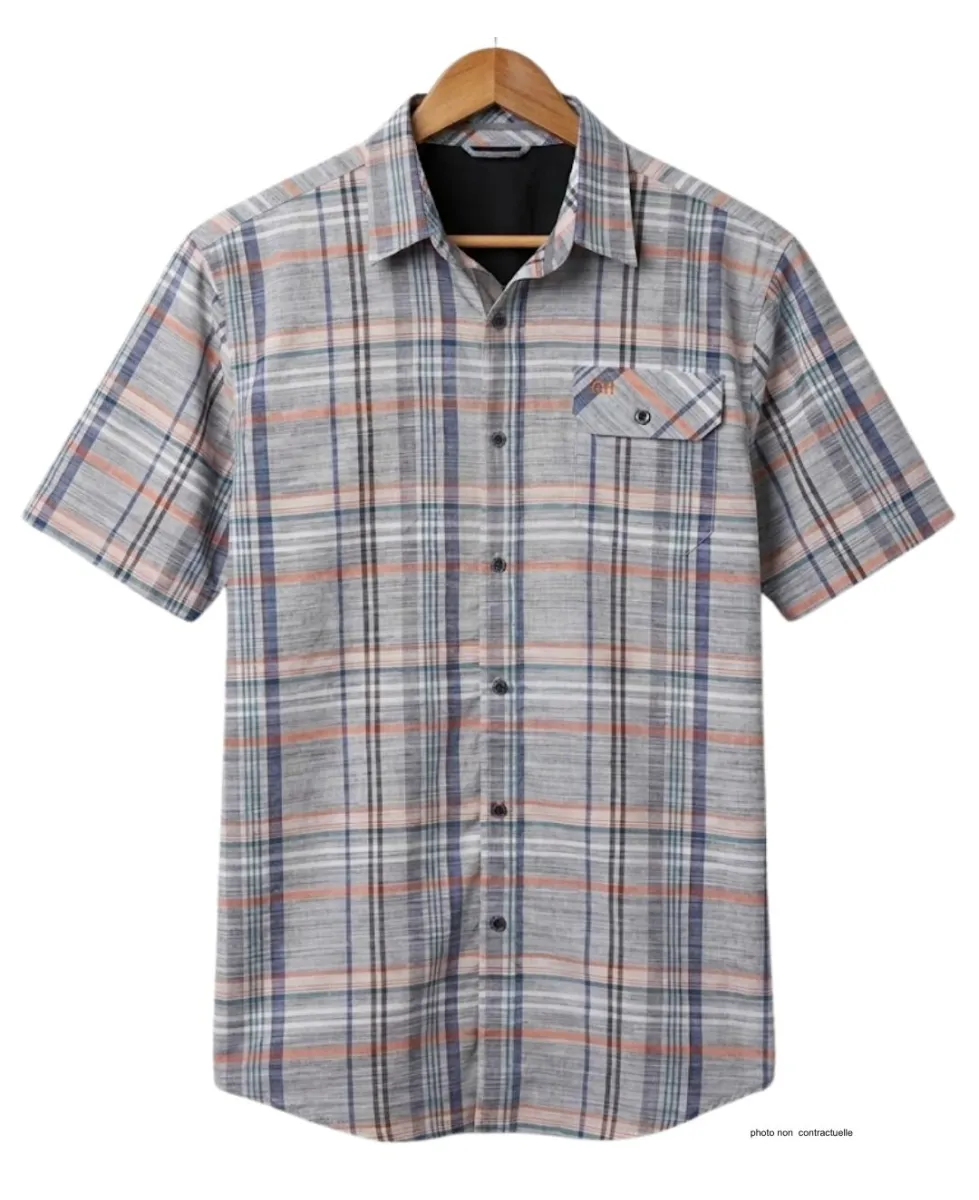 Chemise manches courtes CHALLENGER B3125B : confort 100% coton