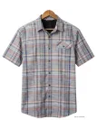 Chemise manches courtes CHALLENGER B3125B : confort 100% coton