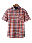 Chemise manches courtes CHALLENGER B3126A : confort coton