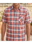 Chemise manches courtes CHALLENGER B3126A : confort coton