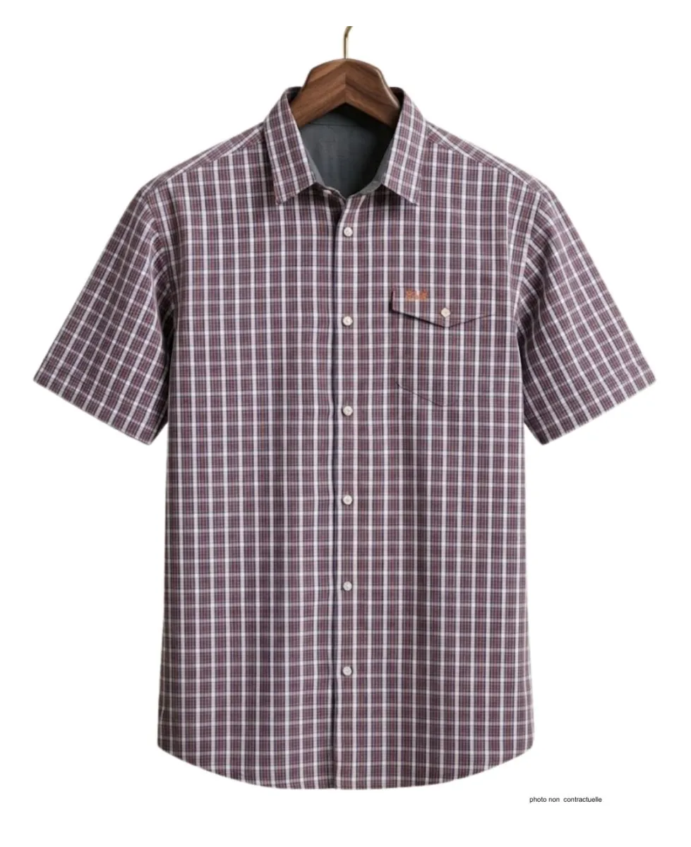 Chemise manches courtes 1 poche poitrine CH4007