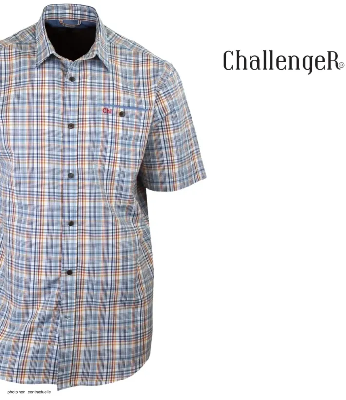 CHALLENGER CH4010 Chemise Manches Courtes Infroissable